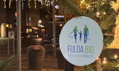 Weihnachtsbeleuchtung Fulda Bahnhofstaße