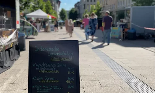 Veranstaltung in der Bahnhofstraße